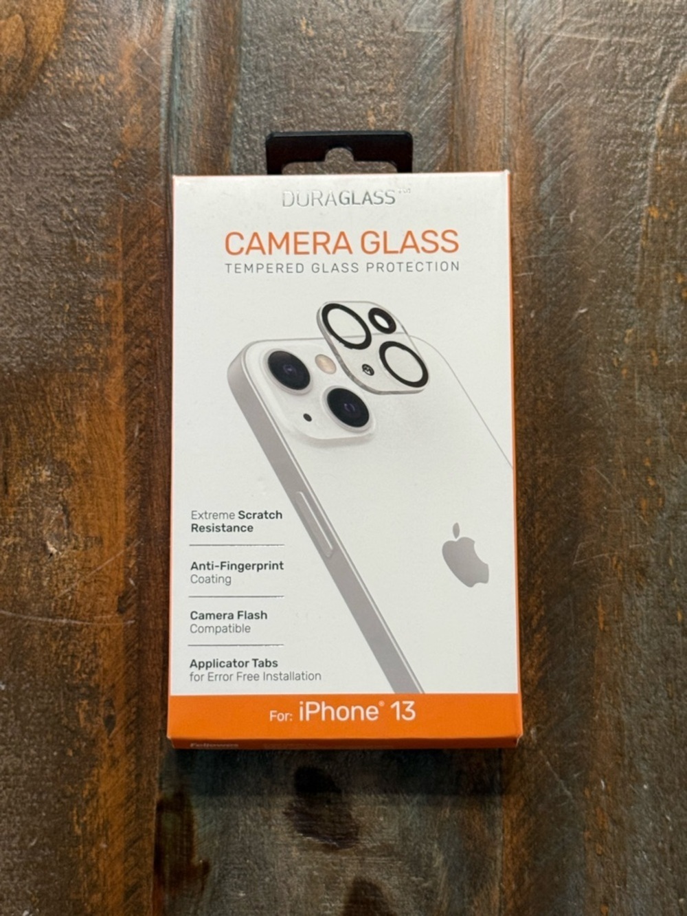iPhone 13 Duraglass Camera Lens Protector Tempered Glass Scratch Resistant NWT